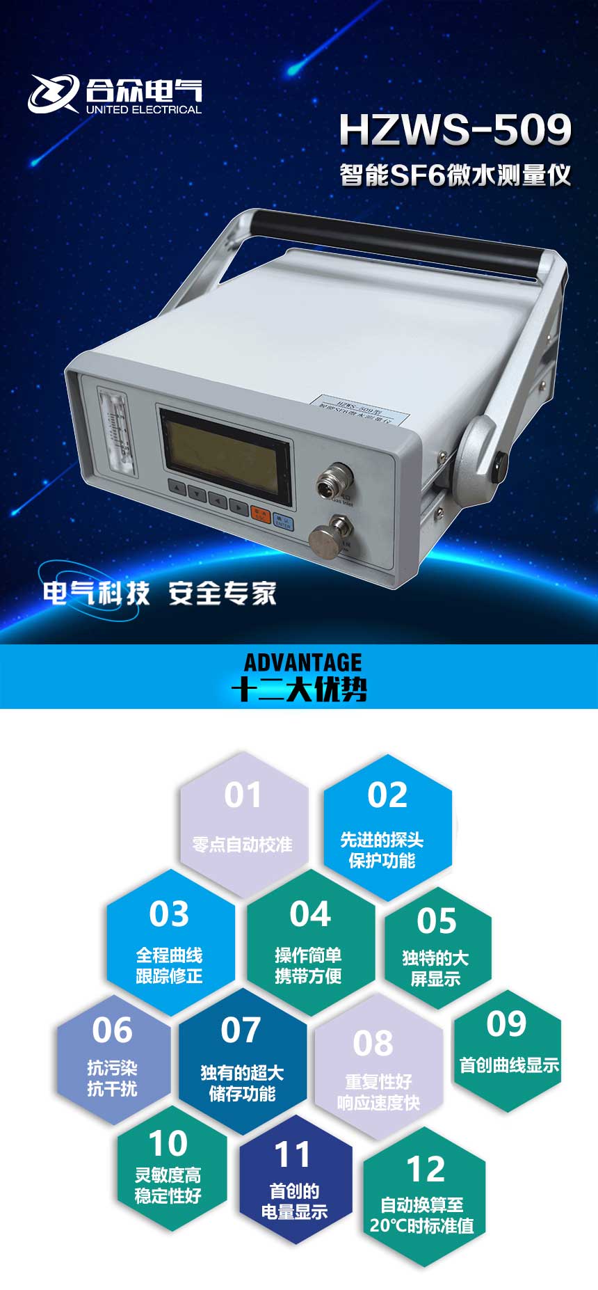 HZWS-509智能SF6微水測(cè)量?jī)x