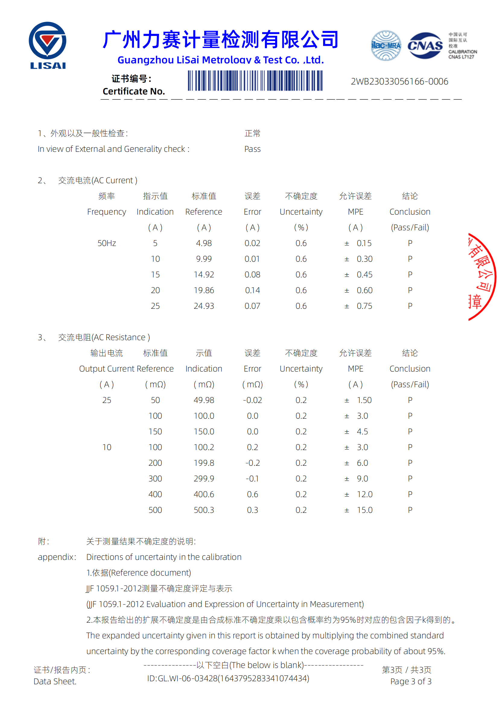 開(kāi)關(guān)柜接地電阻測(cè)試儀證書